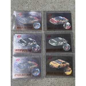 NASCAR Trading Cards Lot Of 6 Pinnacle‎ High Octane Foil 1997